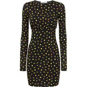 Chiara Ferragni - Zwarte Jurk - Gevoerd - Met Logo