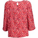 Gant, Dames, Blouses & Shirts, Rood, Maat: XS Viscose,