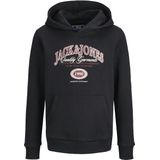 JACK&JONES - JJARI BRANDING SWEAT HOOD JNR - Jongens - Hoodie - Zwart