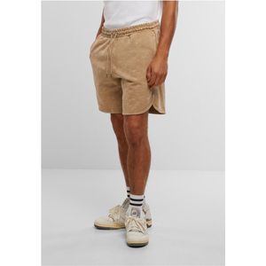 Urban Classics - Washed Piped Korte broek - M - Beige