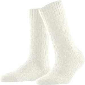 FALKE - Brick Wall - Alpaca Wol Sokken - Wit - Dames