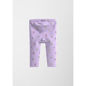 Leggings - Jersey - Zwart - Elastische Taille/Zoom