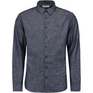 No Excess Overhemd Denim Look - Maat M - Heren - Overhemden Casual