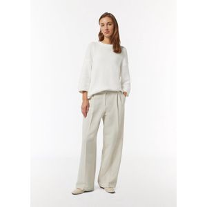 comma casual identity Bandplooibroek  beige