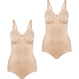 Triumph - Body Doreen + Cotton - Shaping Body - Zwart