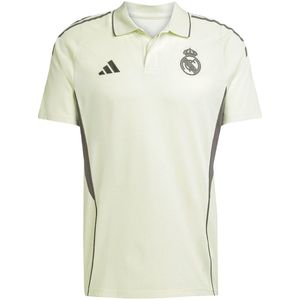 adidas - Real Madrid Tiro 25 Competition - Poloshirt - Beige - Korte Mouw