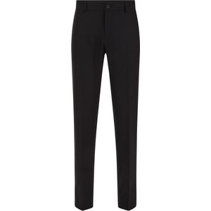 WE Fashion - Slim Fit Pantalon - Zwart
