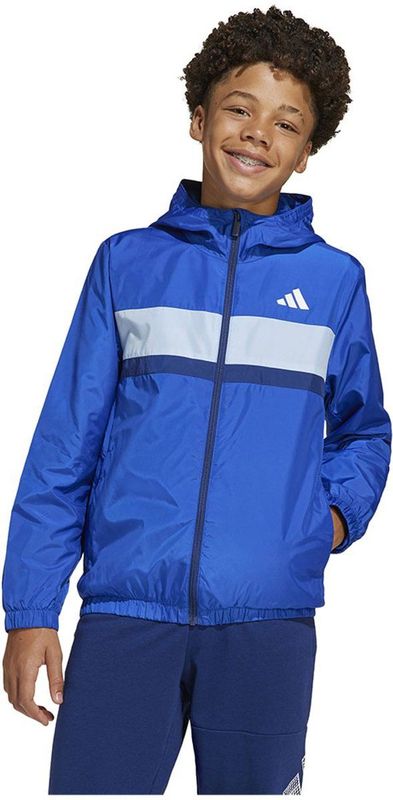 adidas - Windjack - Junioren - Zwart - 100% Gerecycled Polyester