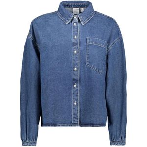 Vero Moda - Vmelora Ls - Blouse - Medium Blue Denim