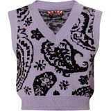 myMo - Gebreide Trui - Paisley-Jacquard - Cropped Model