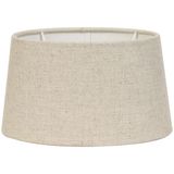 Light & Living Lampenkap N-Ellips Livigno - Naturel - 30x25x16cm - voor Tafellampen, Staande lamp