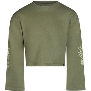 Koko Noko - O56958 - Hoodie - Olijf - Meisjes