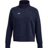 Under Armour Rival Fleece Sweatshirt Met Halve Rits Blauw / Regular Vrouw