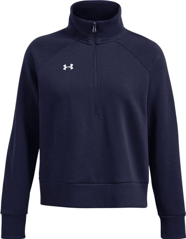 Under Armour Rival Fleece Sweatshirt Met Halve Rits Blauw / Regular Vrouw