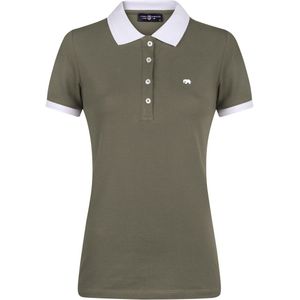 Jimmy Sanders - Polo Shirt - Khaki - Korte Mouw - Dames