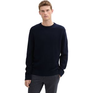 TOM TAILOR - 10668 - Trui - Sky Captain Blue - Katoen