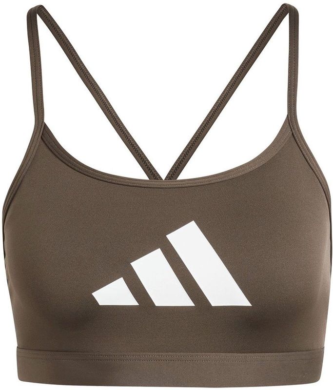 Adidas Aeroreact Big Logo Graphic Sportbeha