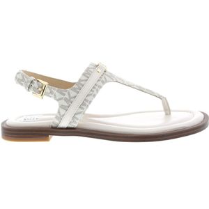 Michael Kors - Mandy - Damessandalen - Vanille Crème - Metallic Leer met Rubberen Zool