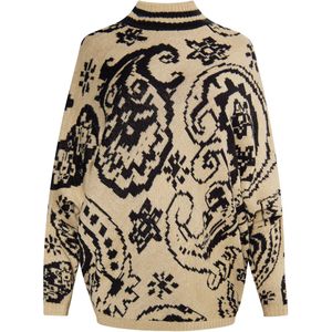 usha FESTIVAL Trui 'Rakata'  beige / zwart