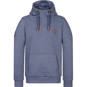 Naketano Hoodie Supapimmel 1800-0203 Indigo Blue Melange-S