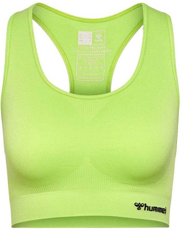 Hummel - hmlTIF Naadloze Sporttop - Zwart - Rekbare Stof - BEECOOL®-technologie