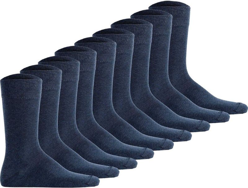 Hudson Sokken  blauw gemêleerd