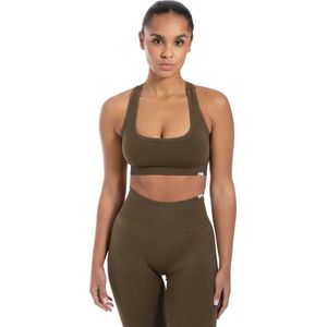Smilodox - Louisa - Sportbeha - Mouwloos - Ondoorzichtig - Ademend - Naadloze Geribde Stof