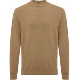 Tresanti BACCA Pullover With Half Zipper Light Brown
