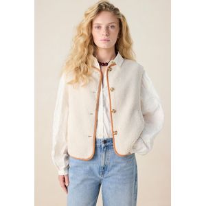 Sissy-Boy - Gilet - Wit - Teddy Kwaliteit