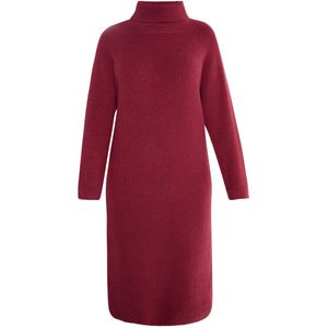 usha WHITE LABEL Jurk  donkerrood