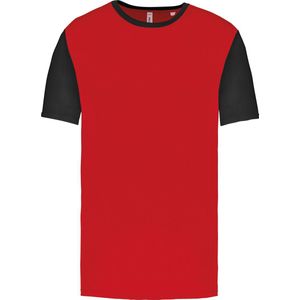 Proact - Tweekleurig Herenshirt - Rood/Zwart - Korte Mouwen