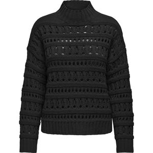 ONLLEAH LS HIGH Neck KNT, zwart, XS