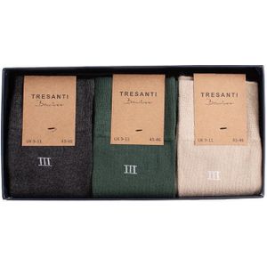 TRESANTI | ZOLA I Giftbox bamboe sokken 3 pcs | Light groen | Size 39/42