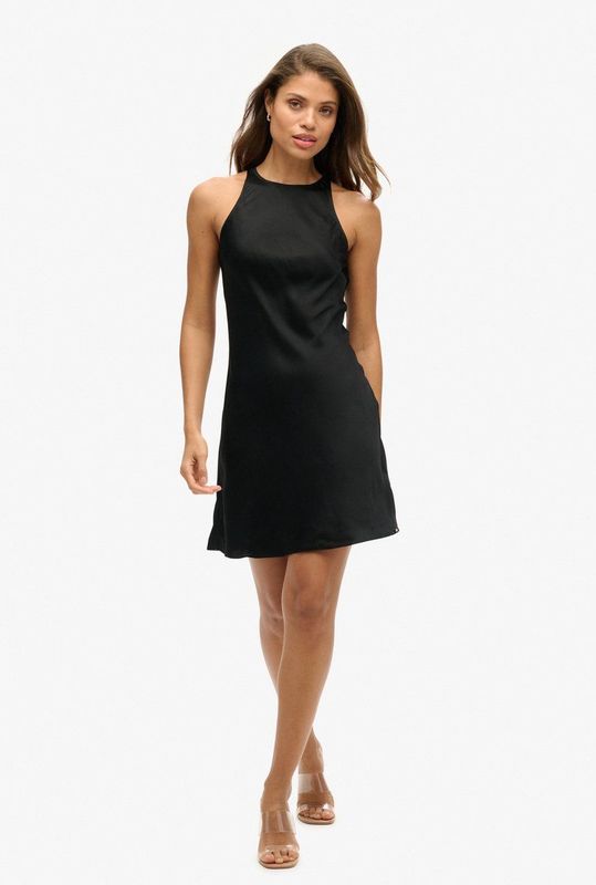 Superdry - Satin Racer - Mouwloze Korte Jurk