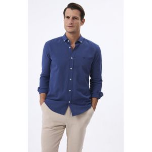 Felix Hardy Linnen Katoen Blend Shirt - Overhemd Heren Indigo - 2Xl