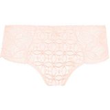 Romy - Kanten Slip - Geometrisch Patroon - Zwart - 58% Polyamide