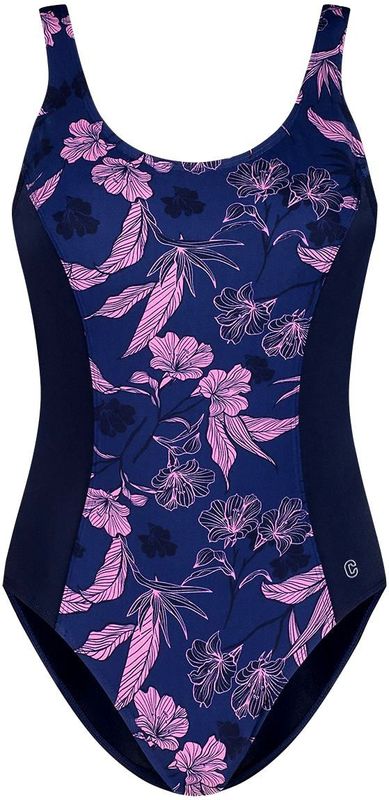 Ten Cate Swim Tweka Corrigerend Badpak Donkerblauw/Roze
