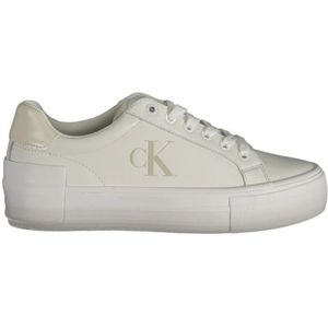 Calvin Klein - Flatform Low Top Sneakers - Wit - Vulcanised