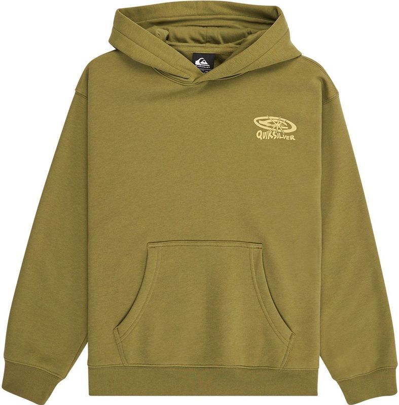 Quiksilver - Salt Water Graphic - Hoodie - Groen - Jongens 10 Years