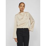 Vila Vilutto high neck top1 zand