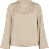 Vila Vilutto high neck top1 zand