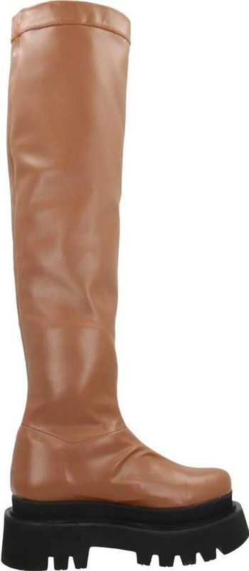 Yellow - 8330Y - Overknee Laarzen - Bruin