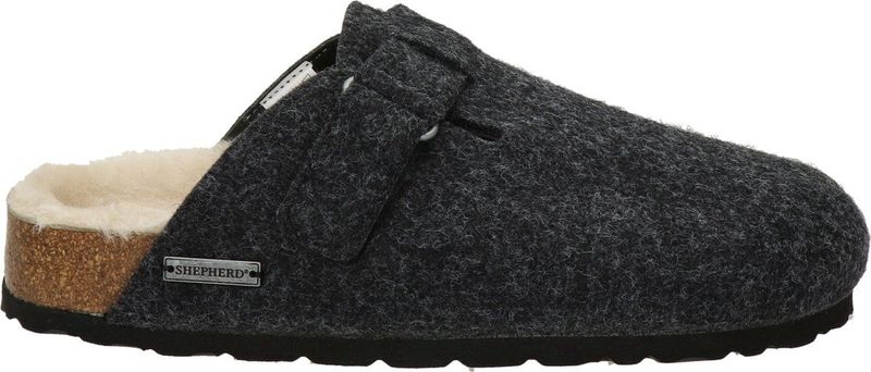 Shepherd - Hilma - Pantoffel - Licht Grijs - Textiel