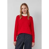 Gebreide Trui - Ronde Hals - Regular Fit - Viscosemengsel - Decoratief Breipatroon