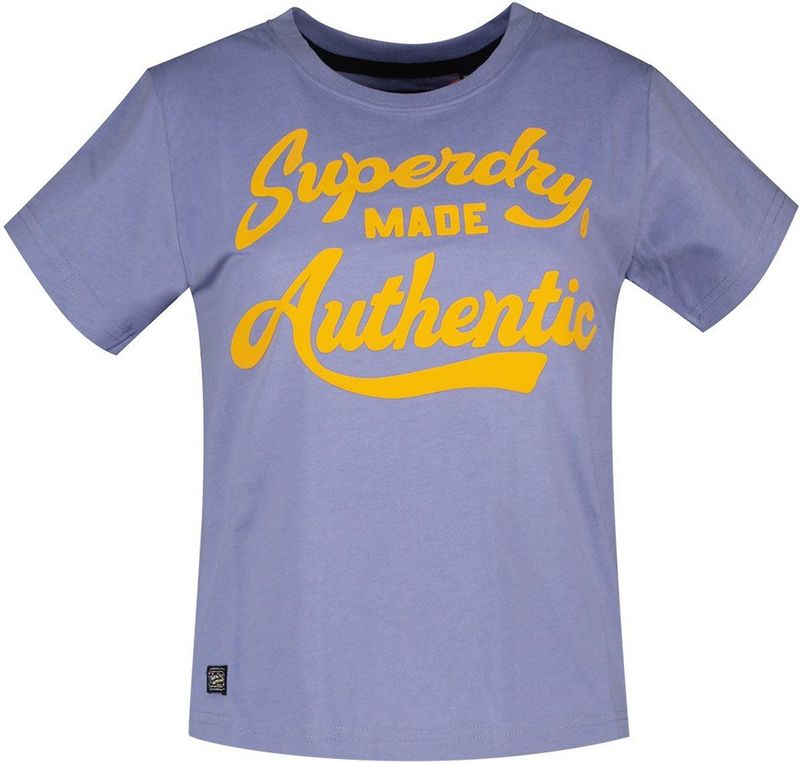 Superdry - Archive Neon T-shirt met grafische print - Dames - T-shirts