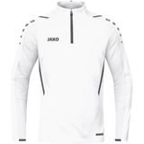Jako - Ziptop Challenge - Witte Longsleeve Heren