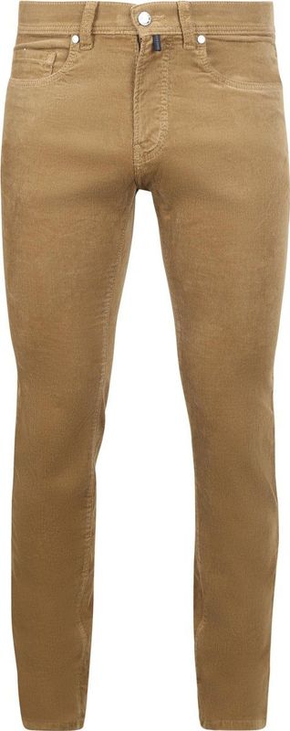 Pierre Cardin - Lyon - Corduroy Broek - Beige - Five-pocket