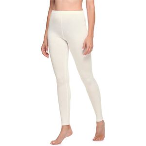 Ladeheid - LA-LA40-133-LE - Dames Leggings - Ecru - Sportbroek - Yogabroek - Lang - Katoen