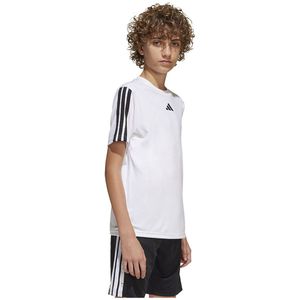 adidas - Train Essentials 3 Stripes - T-shirt - Wit - Korte Mouwen