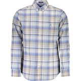 Gant - Overhemden - Lichtblauw - Katoen - Elegant Zomers Overhemd